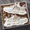 Fashion Men Sneakers  New Mesh Breathable Outdoor Non Slip Running Shoes Fashion Height Increase Lace Up Casual Shoes