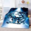 Weiche Überwurfdecke aus dem Film „Aliens“, Weltraummonster, bedruckt, Tagesdecke, Sofa-Couch-Bezüge, Reise-Camping-Decke, Geschenk für Kinder und Erwachsene