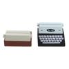 Wood Table Stand Card Holder Typewriter Shape Desktop Ornament Creative Photo Clips Holder  School