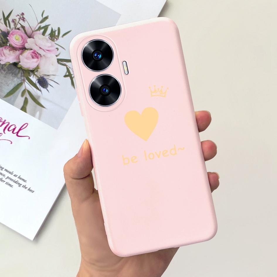 Per Custodia OPPO Realme C55 Carino Astronauta Cover Morbida in Silicone Posteriore per Realme C55 RMX3710 C 55 Real me C55 Custodia