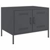 VidaXL Coffee Table, Side Table with Legs, End Table with Door, Living Room Storage Furniture, Anthracite 843032