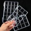 Divider Nail Art Storage Box 12/15/24Grids Container for Jewelry Gifts Empty Storage Box