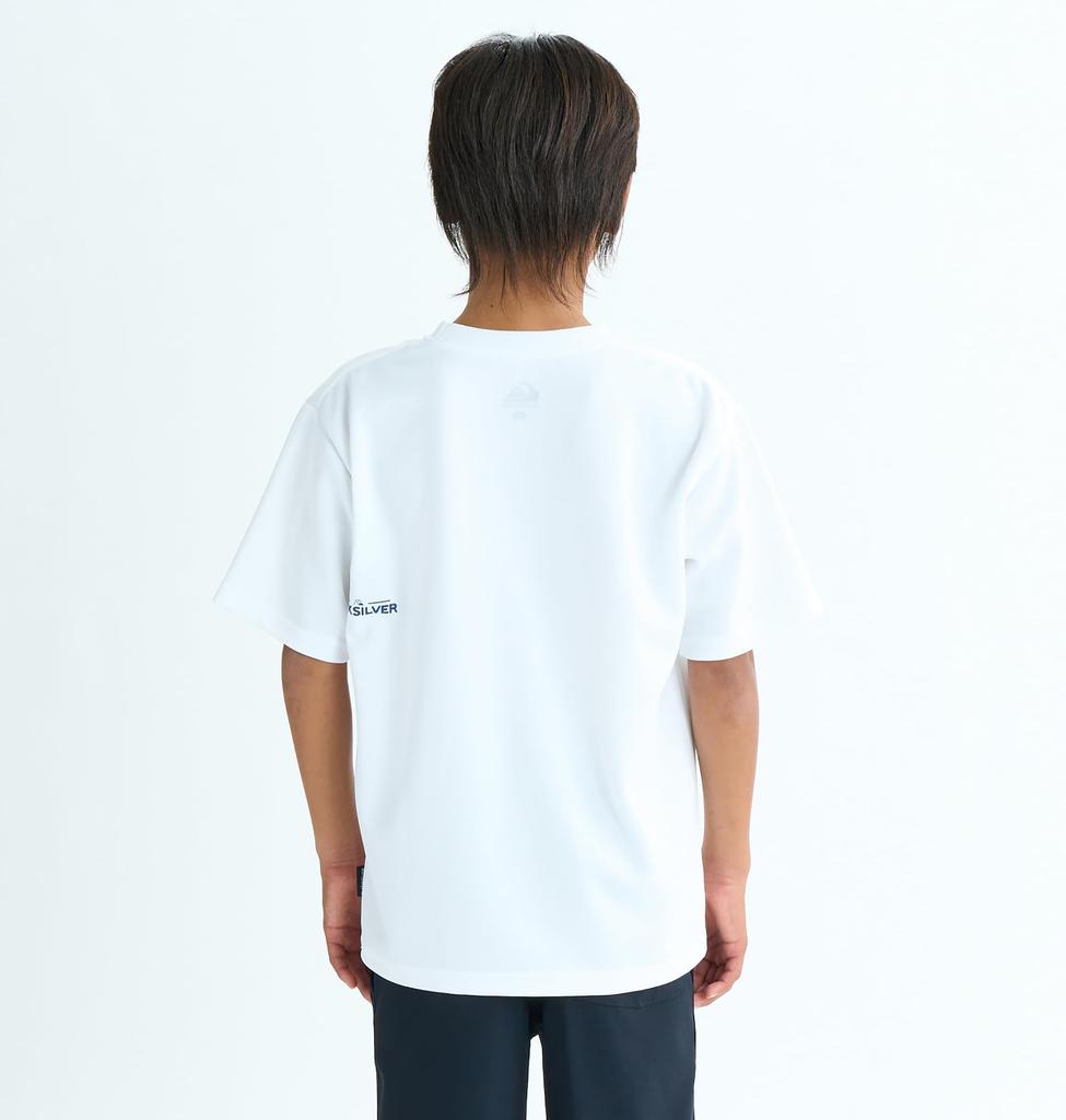 Rashguard FEEDING LINE SS YOUTH Boys WHT [Quicksilver]