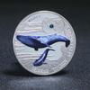 Zambia Wildlife Diamond-Studded Medal: Gorilla, Tiger, Blue Whale, Panda Souvenir Collection