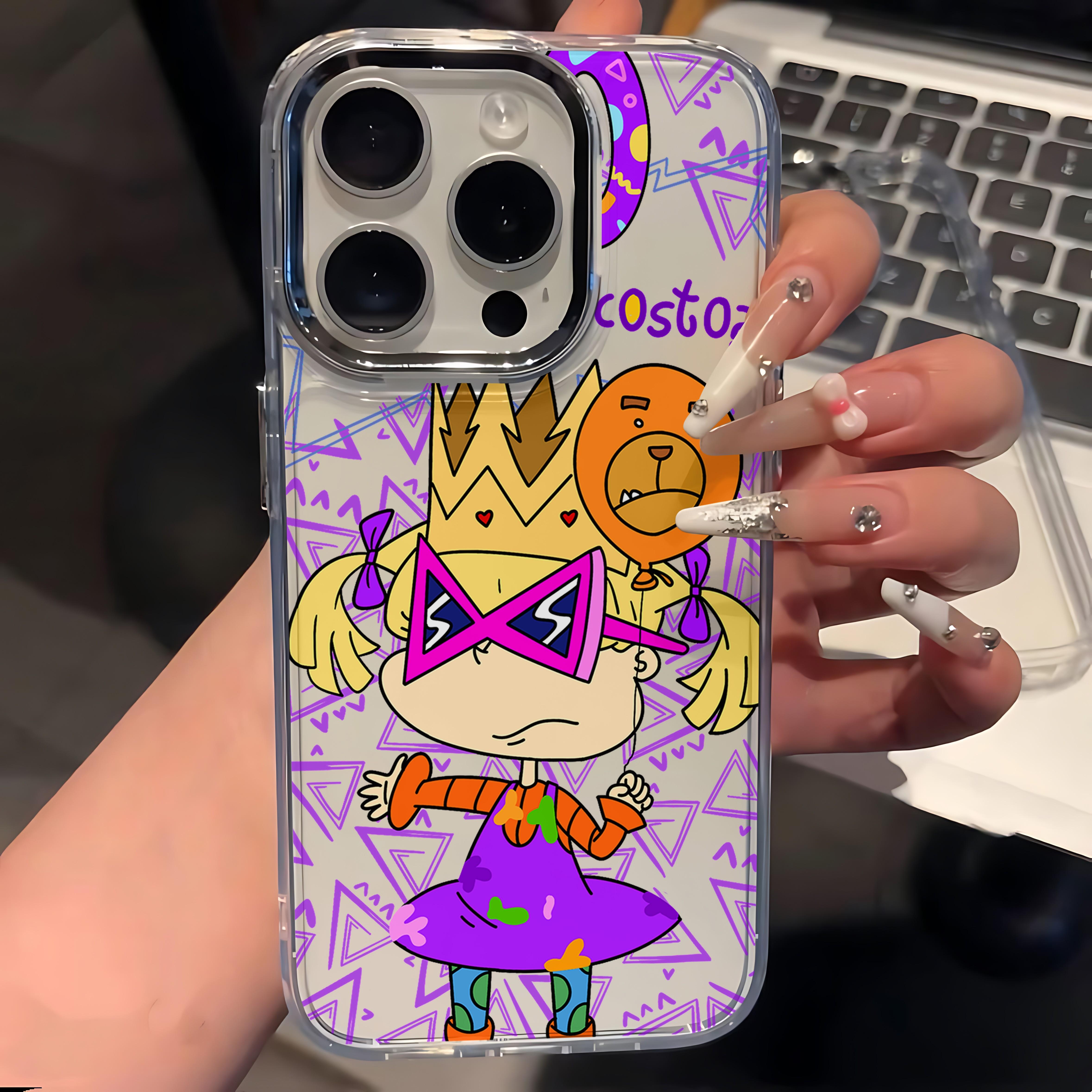 

Cartoon R-Rugrats Dinosaur Hot Phone Case for Samsung Galaxy S25 S24 S23 S22 S21 S20 Note20 FE Ultra Edge Plus 4G 5G Soft Cover Samsung S21 5G