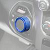 For Dodge Ram 1500 19-2025 Blue Interior Gear Shift Switch Knob Cover Trim Ring