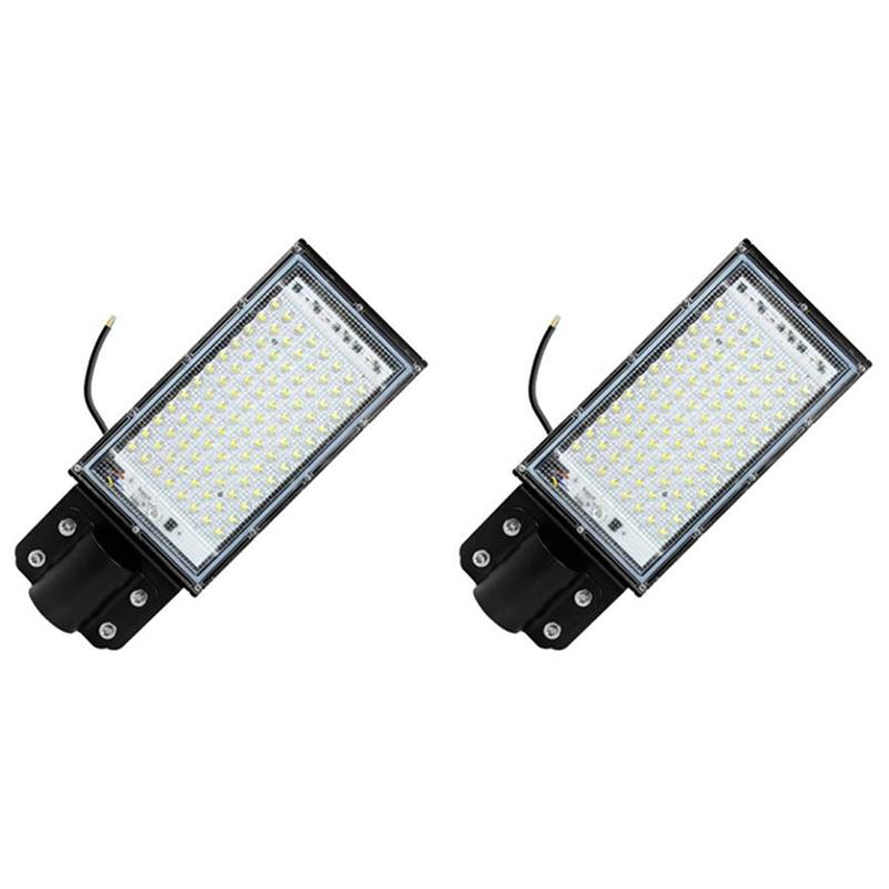 2X Lighting LED Street Light Floodlight Integrated Road Lighting 100W Waterproof Garden Light Outdoor-B61B чёрный