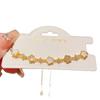 Floral Hand Chain With Gold Plating For Women Fashion Accessory Summer