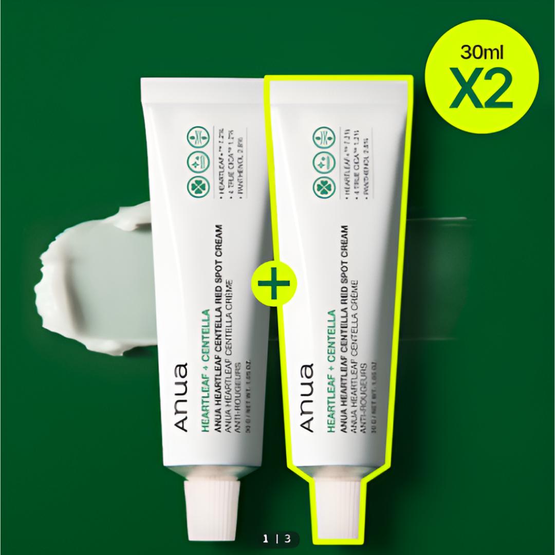 [ANUA] Heartleaf Centella Red Spot Cream Double Set 30 g x 2