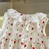 Floral Print Two-Piece Sleeveless Princess Set 1-4Y Top + Shorts Set Sleeveless Outfit  Toddler