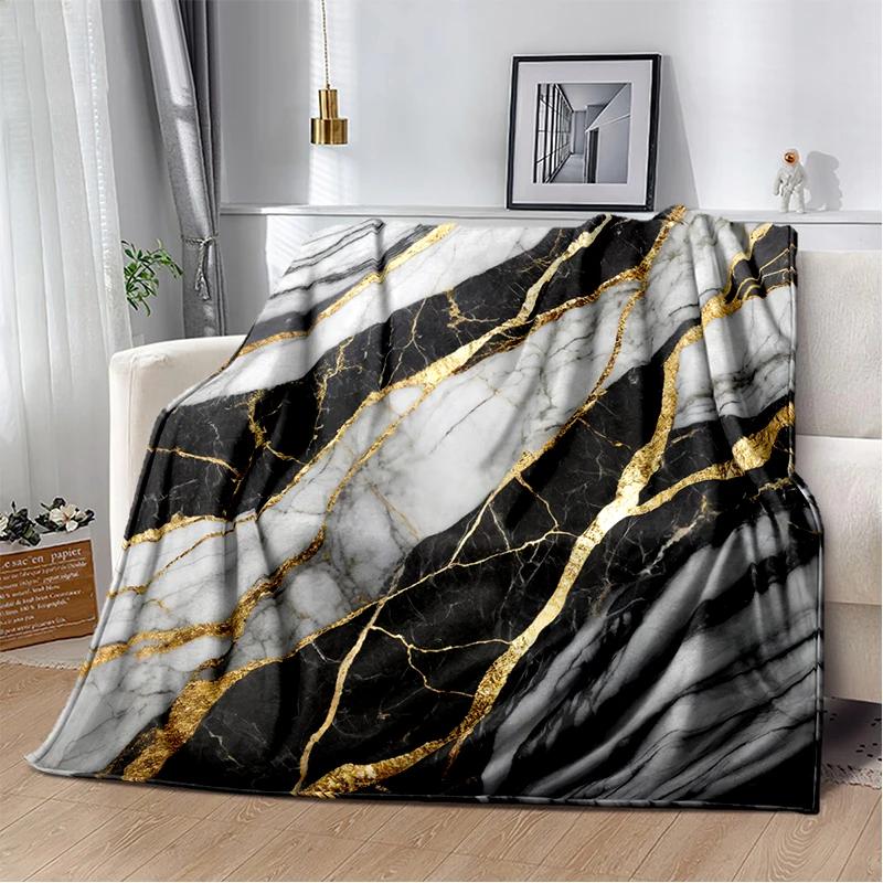 2026 New Style Luxurious Nature Marble Colour Blanket,Soft Throw Blanket for Home Bedroom Bed Sofa Travel Picnic Cover Kid Gift