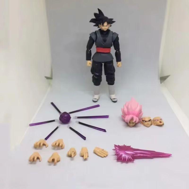 Wukong Assembled Zamasu Action Black Wukong Super Saiyan Animation Action Doll Ornaments Model Collection Gifts