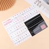 1Pc Piano Keyboard Stickers For 37 49 54 61 88 White And Black Keys Music Electronic Piano Keyboard Note Stickers