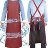 Beef Tendon Oil-proof Waterproof Heavy-duty Butcher Apron Kitchen Apron Vest Labor Insurance Aquatic Work Clothes Unisex