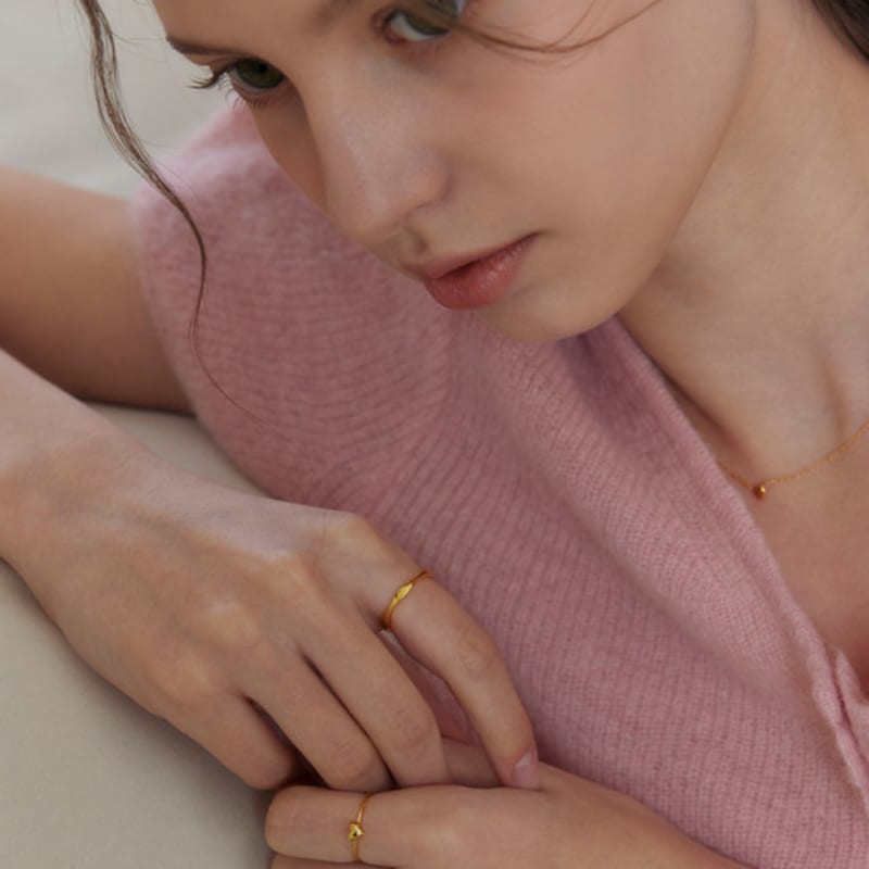 Murmur [925silver]Wave Slim Line Ring