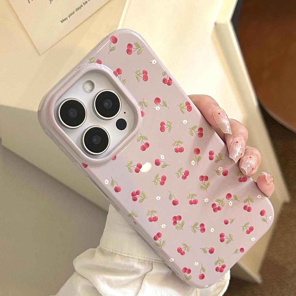 Little White Flower Cherry Case for iPhone 17 iPhone 17 Pro Max