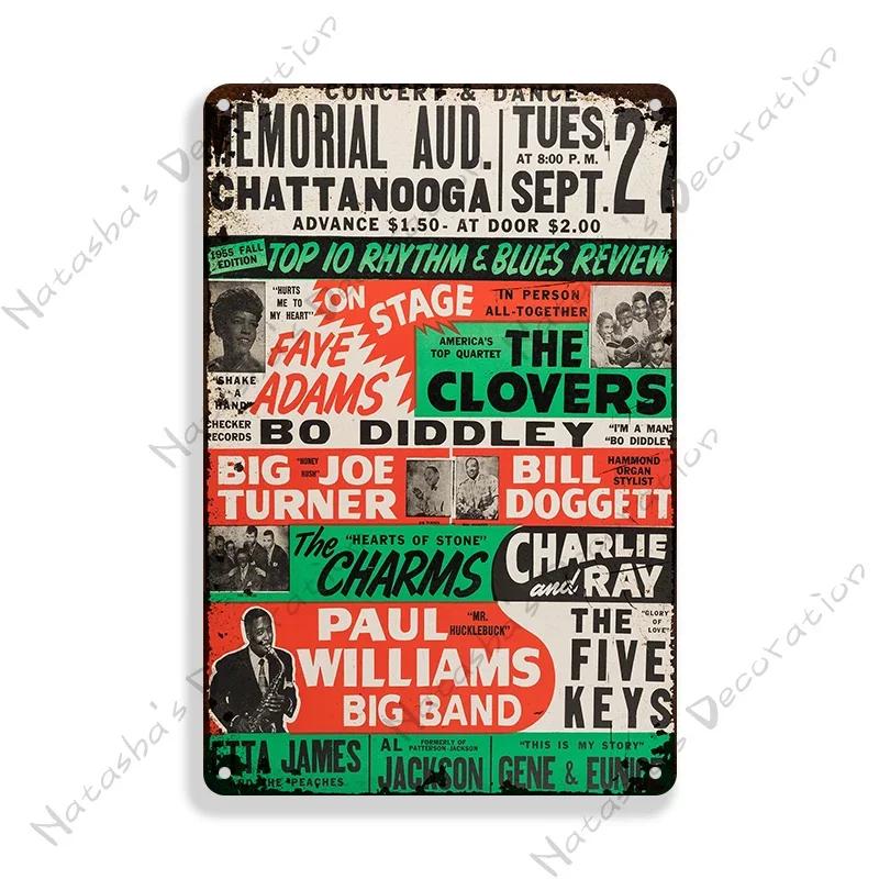 Classic Blues Metal Tin Sign Music Metal Poster Garage Cafe Wall Decor Old Fashion Metal Plaque Vintage Poster Wall Plate