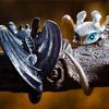 Nuovo anello del drago senza denti per donna, uomo, anello carino, regali di gioielli