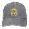 Fishing Multicolor Hat Peaked Men Women's Cowboy Cap Fish Want Me Women Fear Me Baseball Caps Personalized Visor Protect Hats