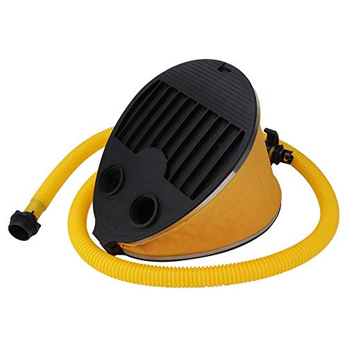 

Durable, Compact, and Lightweight Foot Pump for Inflating and Deflating Bicycles, Basketballs, Tennis Balls, and Shopping Carts.
