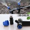 30/20m 1/4" Misting Cooling System 180° Adjustable Atomizer Filter Kit for Garden Irrigation Watering 4/6mm Quick Push Slip Lock