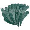 25Pcs Lawn Mower Plastic Blade ABS Flat Tooth Home Clean Separate Fast Cutting Plastic Blade for