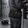 Professional Work Belt for Men Tool Bag with 12 Pockets, Waterproof Adjustable Apron Waist Carpenter Electrician, Heavy Duty Organizer Construction