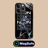 Valorant Neon Mobile Phone Case for iPhone 16 15 14 13 12 11 Pro Max Plus Mini MagSafe Glass Colour Protective Luxury Smartphone