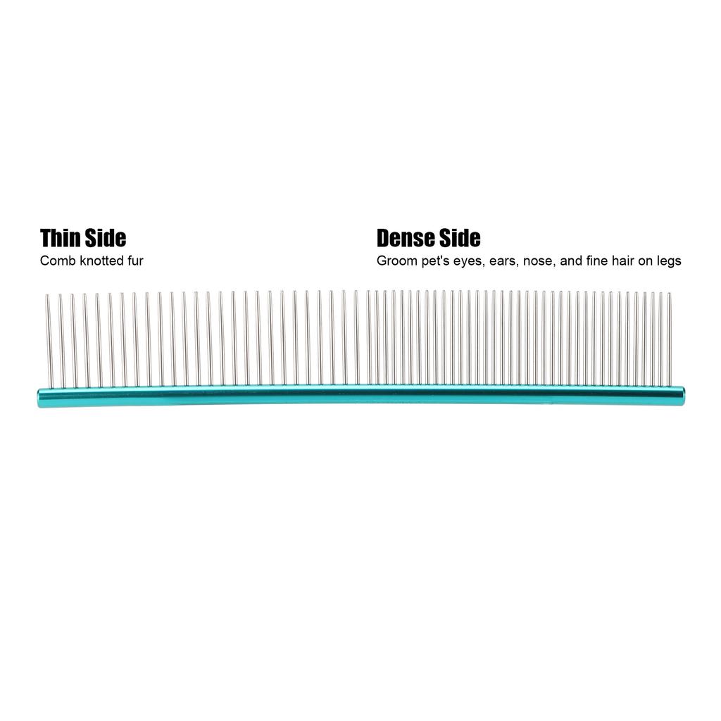 Pet Comb Stainless Steel Teeth Comb Removes and Knots for Dog Cat and Other Pets