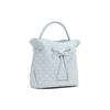 Charles & Keith Small CK 26 Summer Polka Dot Drawstring Crossbody Bag PU Bucket Bag Handbag Small Women bags Cream Sea-Salt-Blue CK2-10160260-A