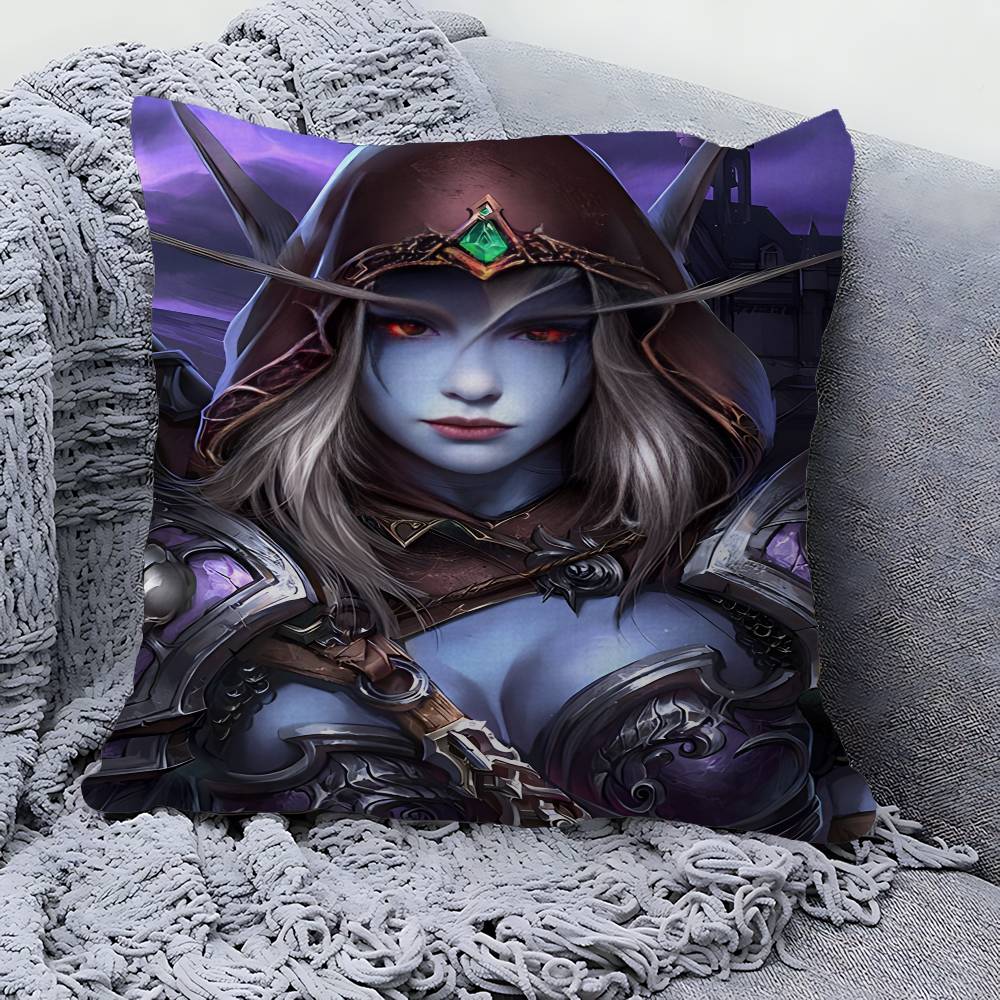 Game World Of Warcraft Cushion Cover Polyester Sofa Cushions Decorative Throw Pillows Home Decoration Pillowcover
