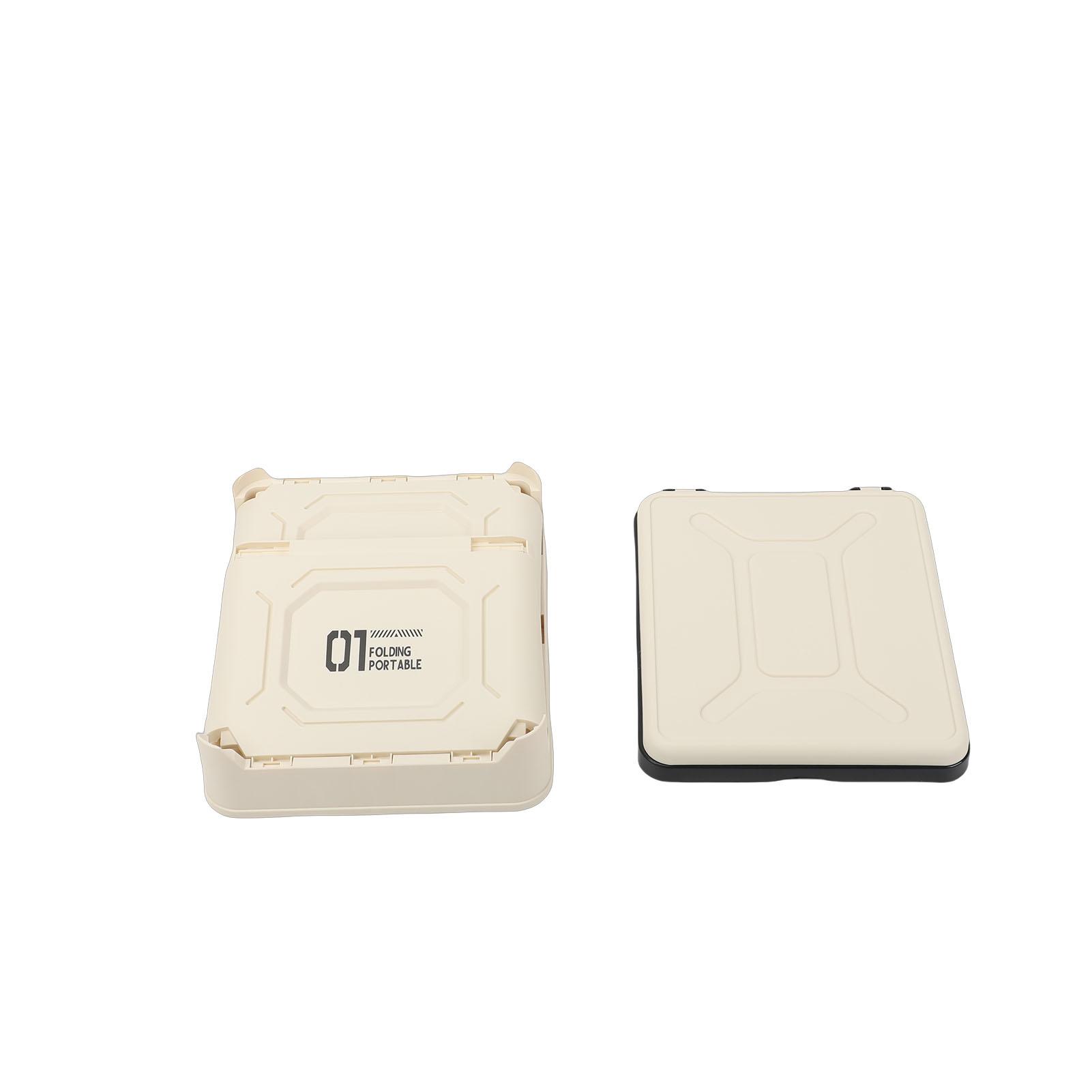 Toilettes Portables Camping Toilettes Pliables Forte Capacité de Charge Potty Pliant avec Couvercle pour Randonnée Extérieure Road Trips Plage