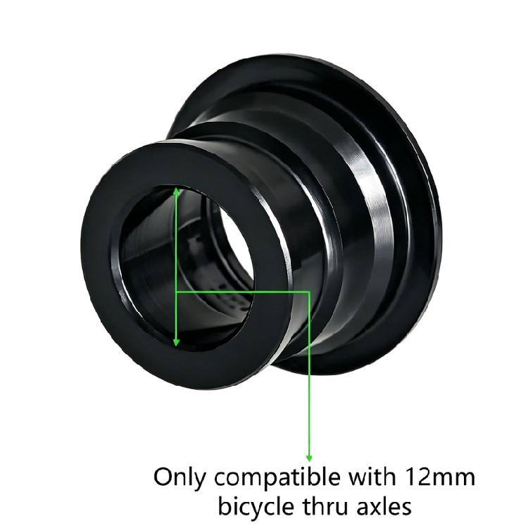 Aluminum Alloy Bikes Hub Side Cover Bicycles Hub End Cap Great For 12mm Thru Axles Compatible for Multiple Light Weight