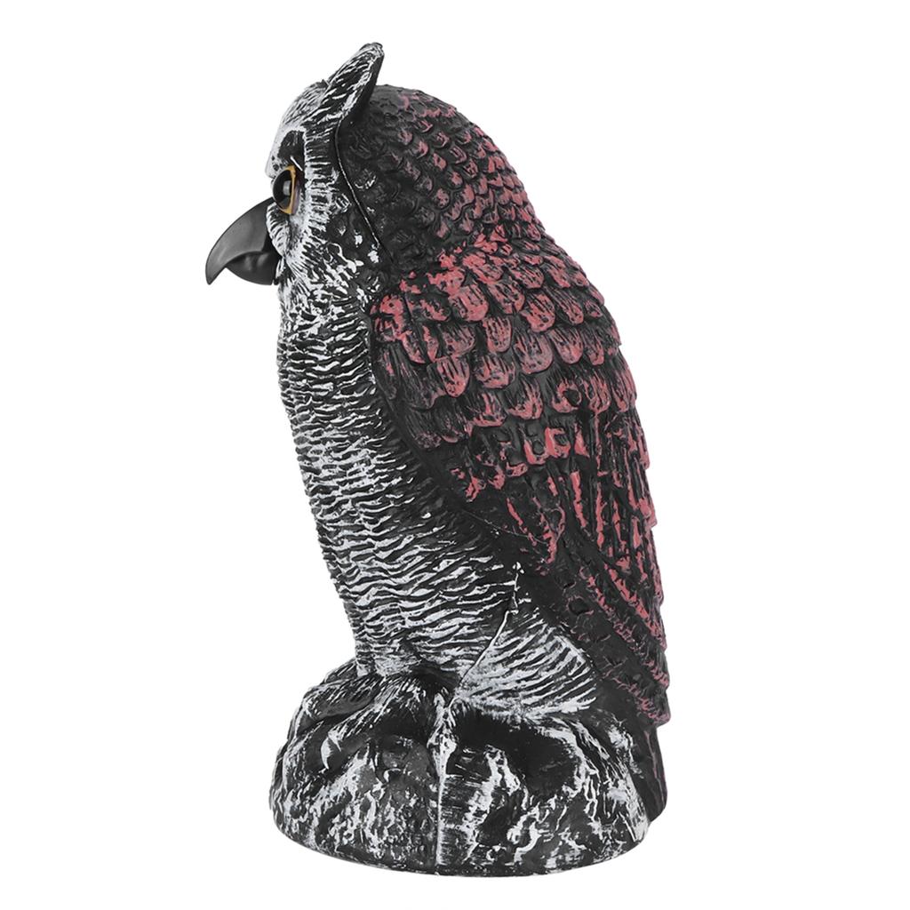 Fake Simulation Owl Statue Decoration Outdoor Garden Plastic Repeller Hunting Decoy1020?1