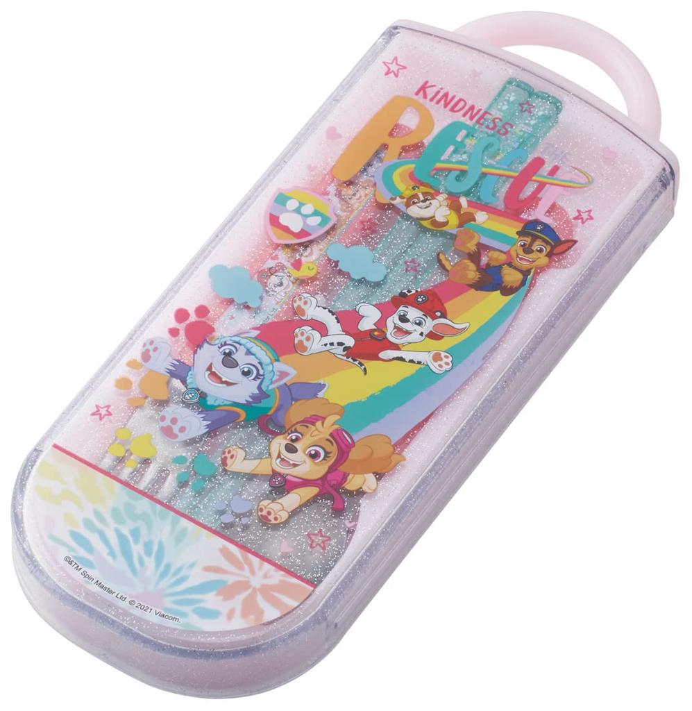 Skater Antibacterial Trio and Paw Patrol Made In Children's Set Chopsticks, Spoon, Fork, Rescue, Japan, TACC2AG-A
