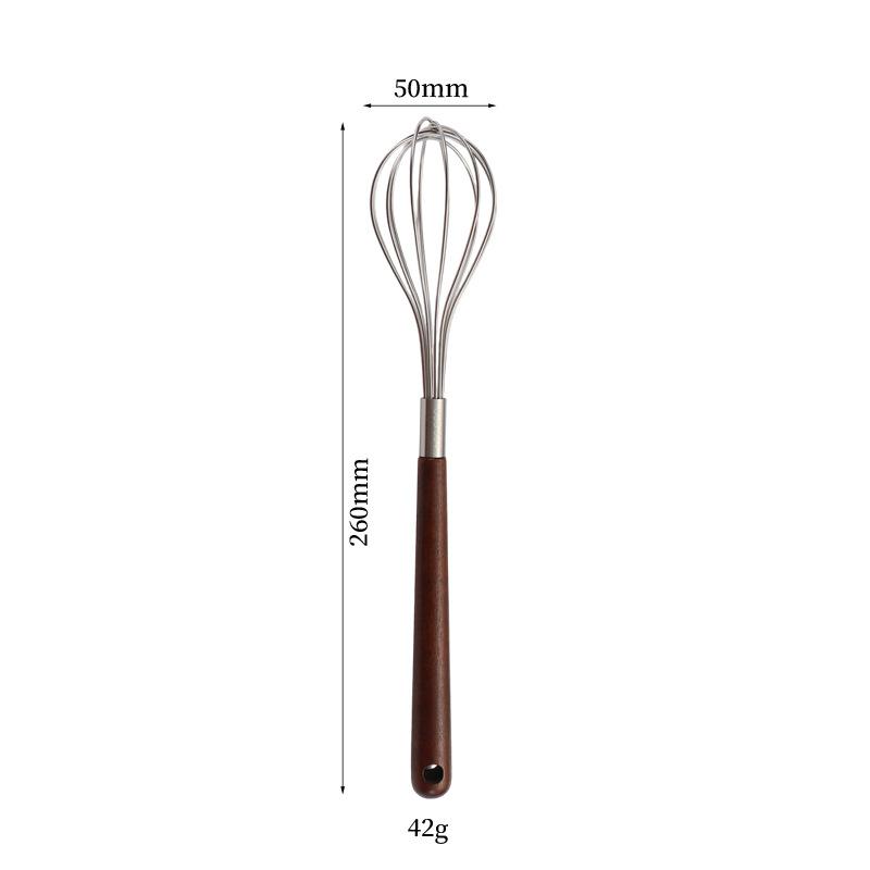Walnut 304 Stainless Steel Egg Beater Household Kitchen Manual Egg Cream Beater Seasoning Baking Mixer