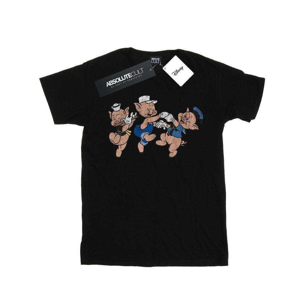 Disney Boys Three Little Pigs Having Fun T-Shirt