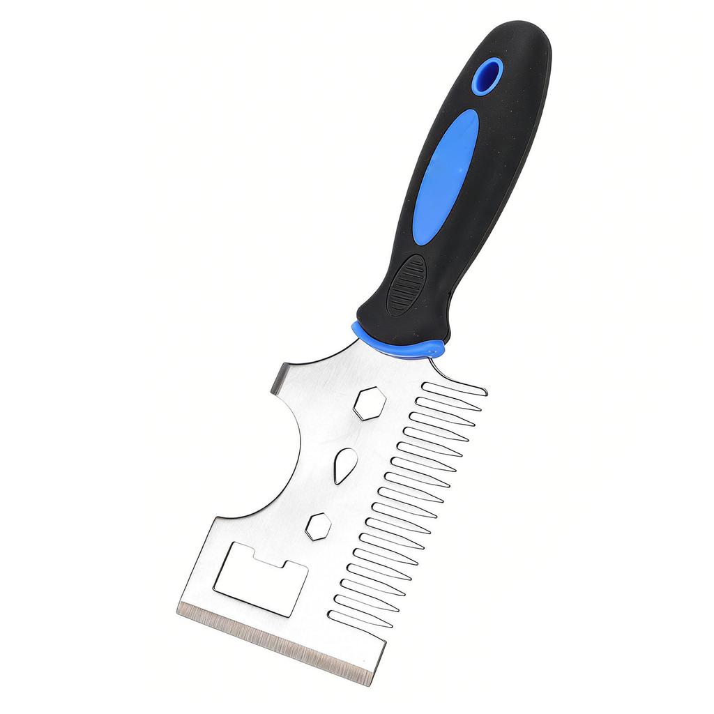 Putty Scraper Tool Paint Brush and Roller Cleaner Multi Functional Stainless Steel Paint Scraper