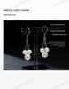 S925 Sterling Silver Pearl Tassel Long Ear Hook Earrings - Fashionable & Versatile.