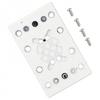 Sanding Pad Polishing Disc 12 Holes Aluminum Plate + PU Foam