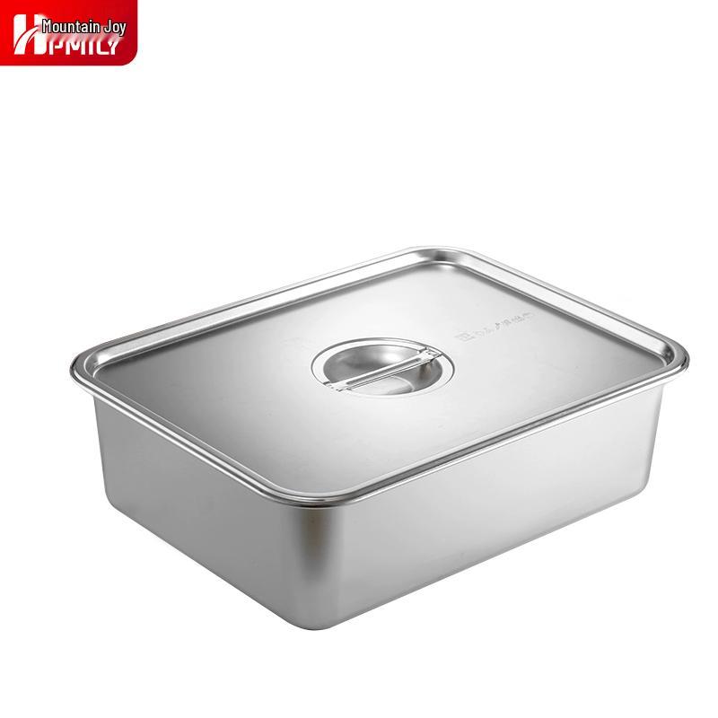 HPMILY Food Grade Stainless Steel Rectangular Pan
