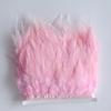 10 Meter Fluffy Rooster Feather Ribbion Fringe 8-13CM Tassless Crafts Dress Decoration Natural Colored Chicken Plumes Accessories