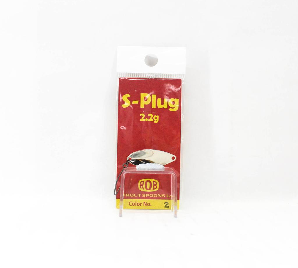 Rob Lure Spoon S Plug 2.2 grams Sinking Lure 2 (7412)