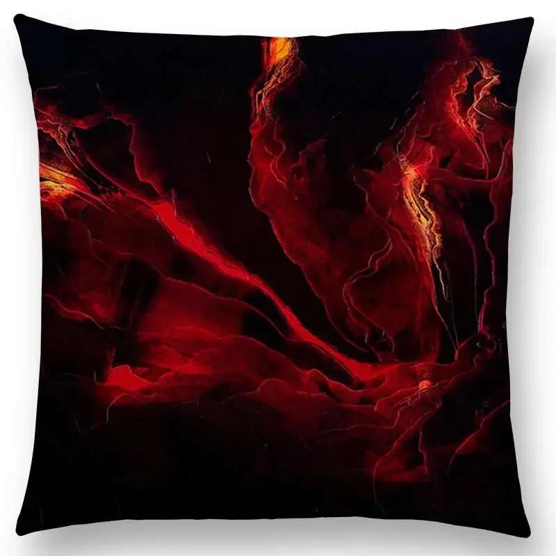 Neuankömmling Abstrakt Gedruckt Flexibel Freiheit Wunderschöne Elegante Linien Farbenfroh Herrlich Layering Kissenbezug Sofa Wurfkissen