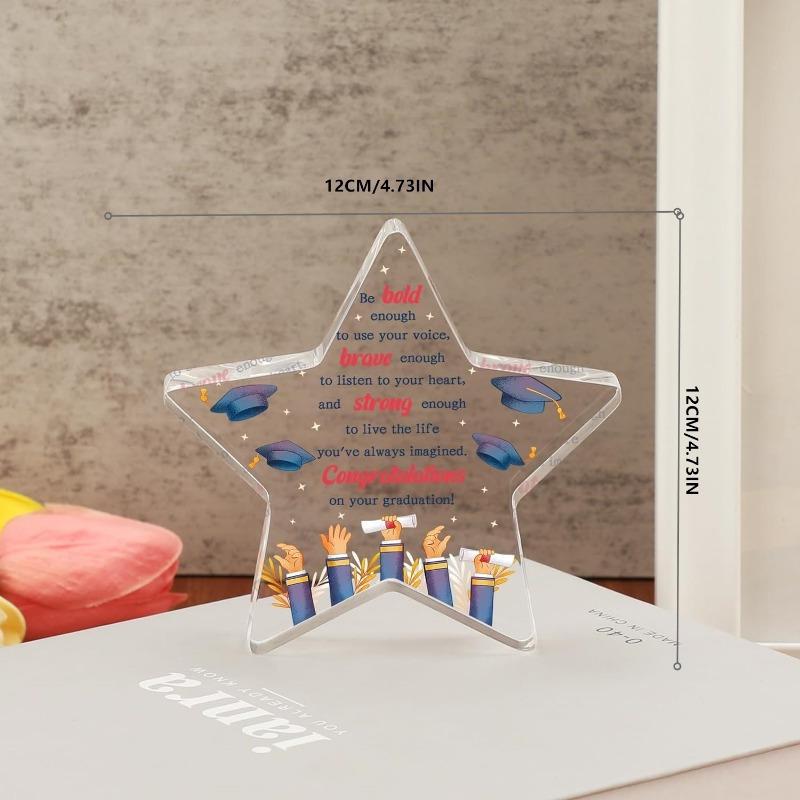 Star Graduation Plaque - 2025 Keepsake Gift for High School & College Graduates