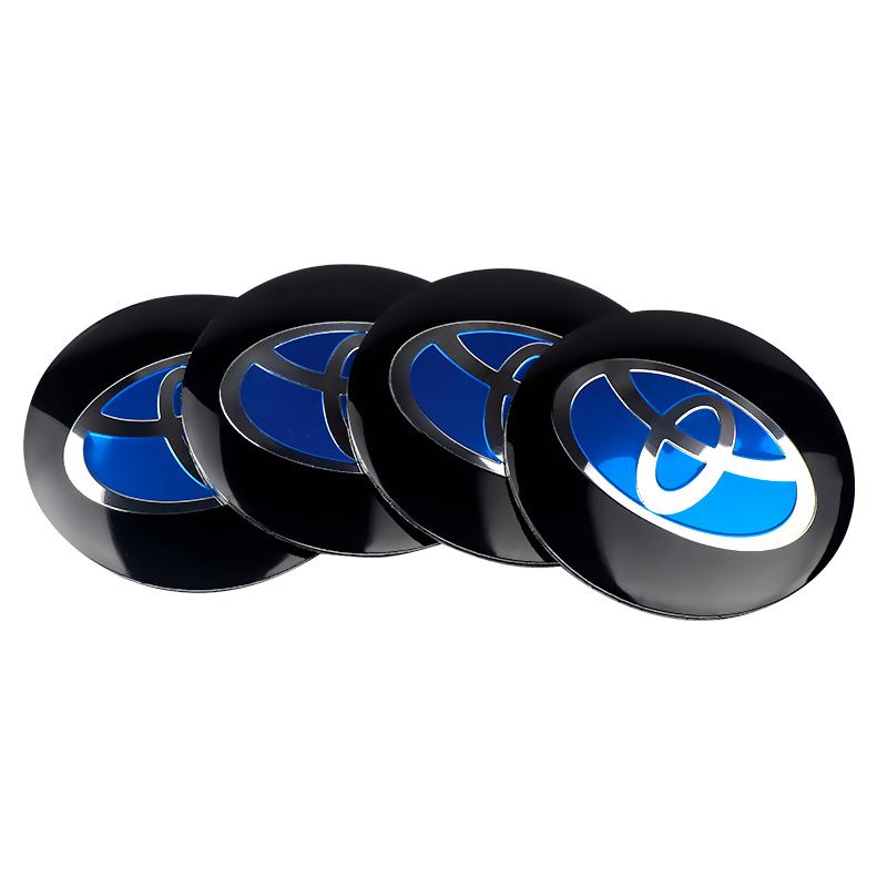 2026 Nuovo Per Toyota 4pz 56/60MM Tappi Centrali Mozzo Ruota Auto Coprimozzo Cerchione Decalcomanie Per Toyota Avalon Mirai Avensis Prado Hilux VVT-I 4W