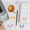 50 Cute Angel Wing Graffiti Stickers, Creative Stationery Stickers, Water Cup and Computer Waterproof Decorative Stickers