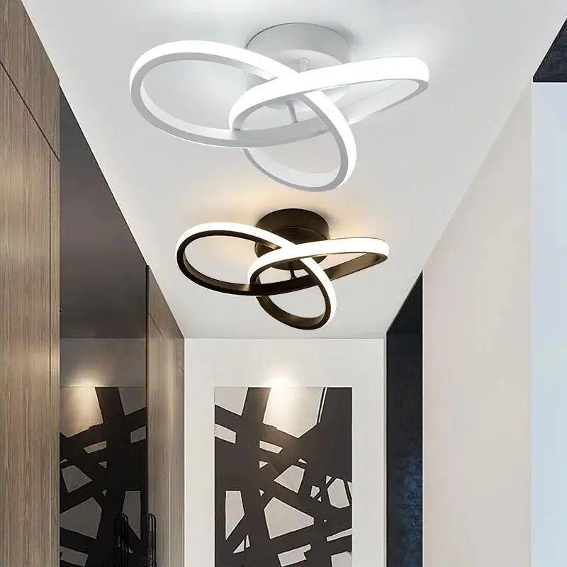 Modern Ceiling Light Household LED Pendant Light Three Color Light Bedroom Light Surface Installation 220V Restaurant Light