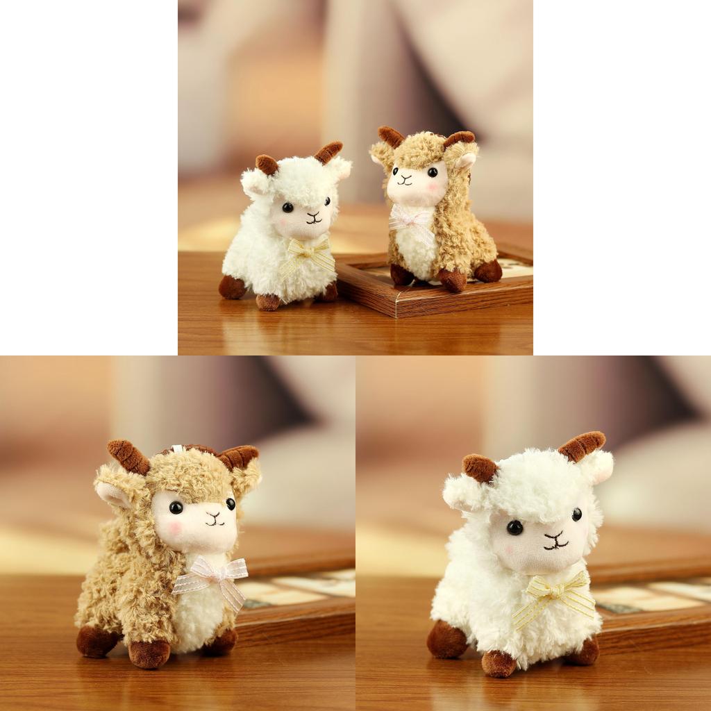 Peluche Alpaga Animal en Peluche Avec Remplissage en Coton PP Parfait Pour les Enfants et Pour Offrir