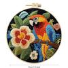 1Pc Parrot DIY Embroidery Handmade Fabric Material Kit, Suitable for Embroidery Hobby Beginners